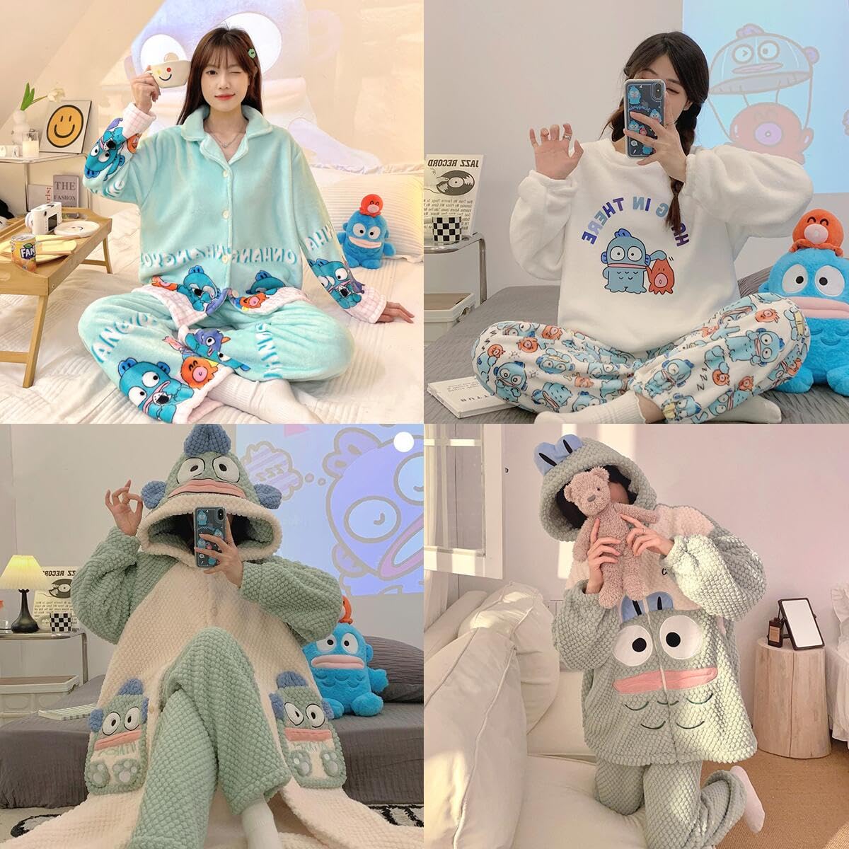 Amazon.co.jp: ハンギョドン パジャマ 着ぐるみ コスプレ衣装 ふわふわ